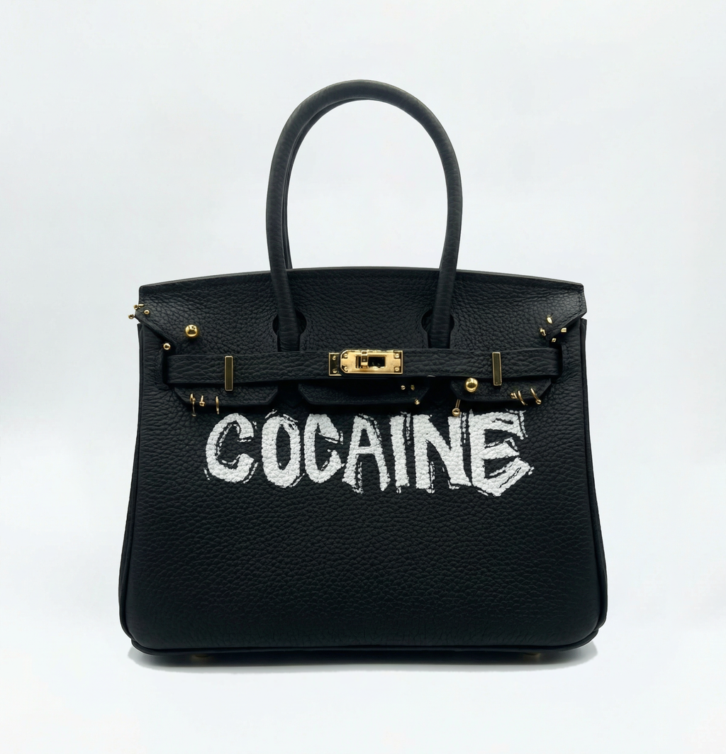 Cow Leather Cocaine Bag