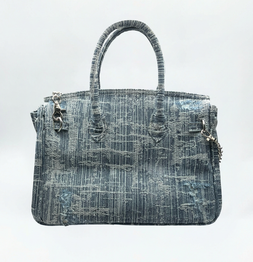 Distressed Denim Bag
