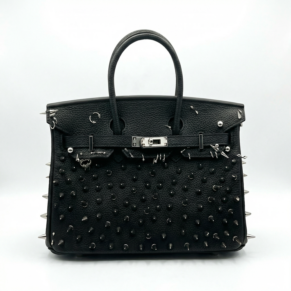Silver Spike Bag